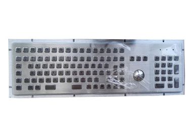 산업 트랙볼/숫자 키패드를 가진 107의 열쇠 USB 금속 컴퓨터 키보드